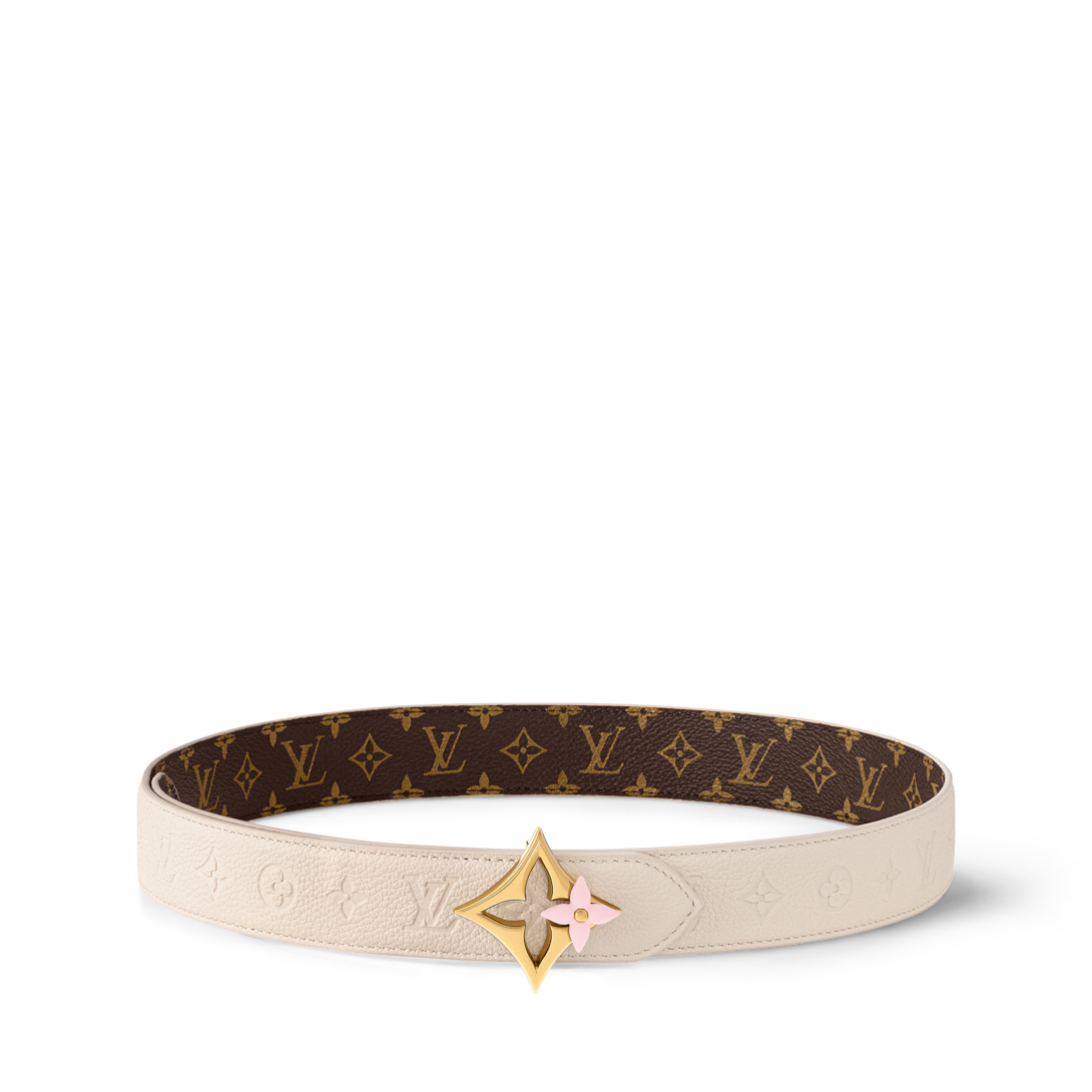 Louis Vuitton フラワーモチーフ ベルト LV Flowergram Enamel 30mm Reversible Belt - Accessories M4099V